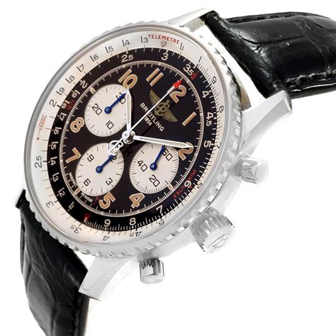 breitling navitimer 92 corredo|Breitling Navitimer 92 Black Dial Steel Mens Watch A30022.